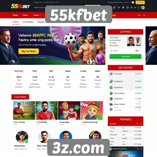 Facilidade de navegação no site 55kfbet